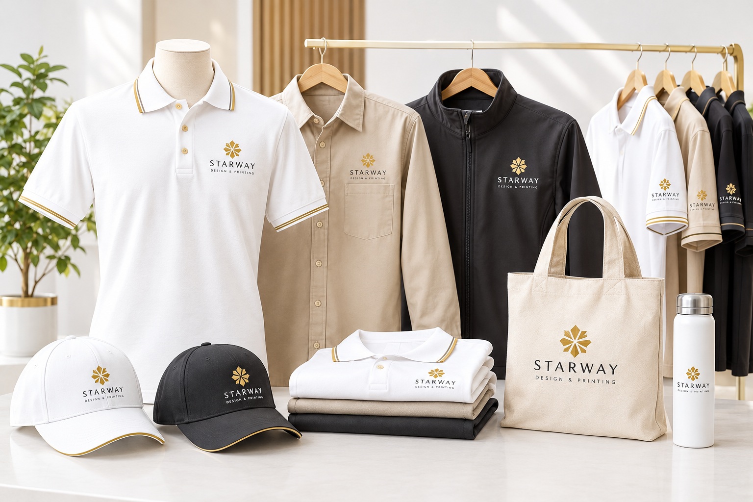 T-Shirts & Apparel with generic branding