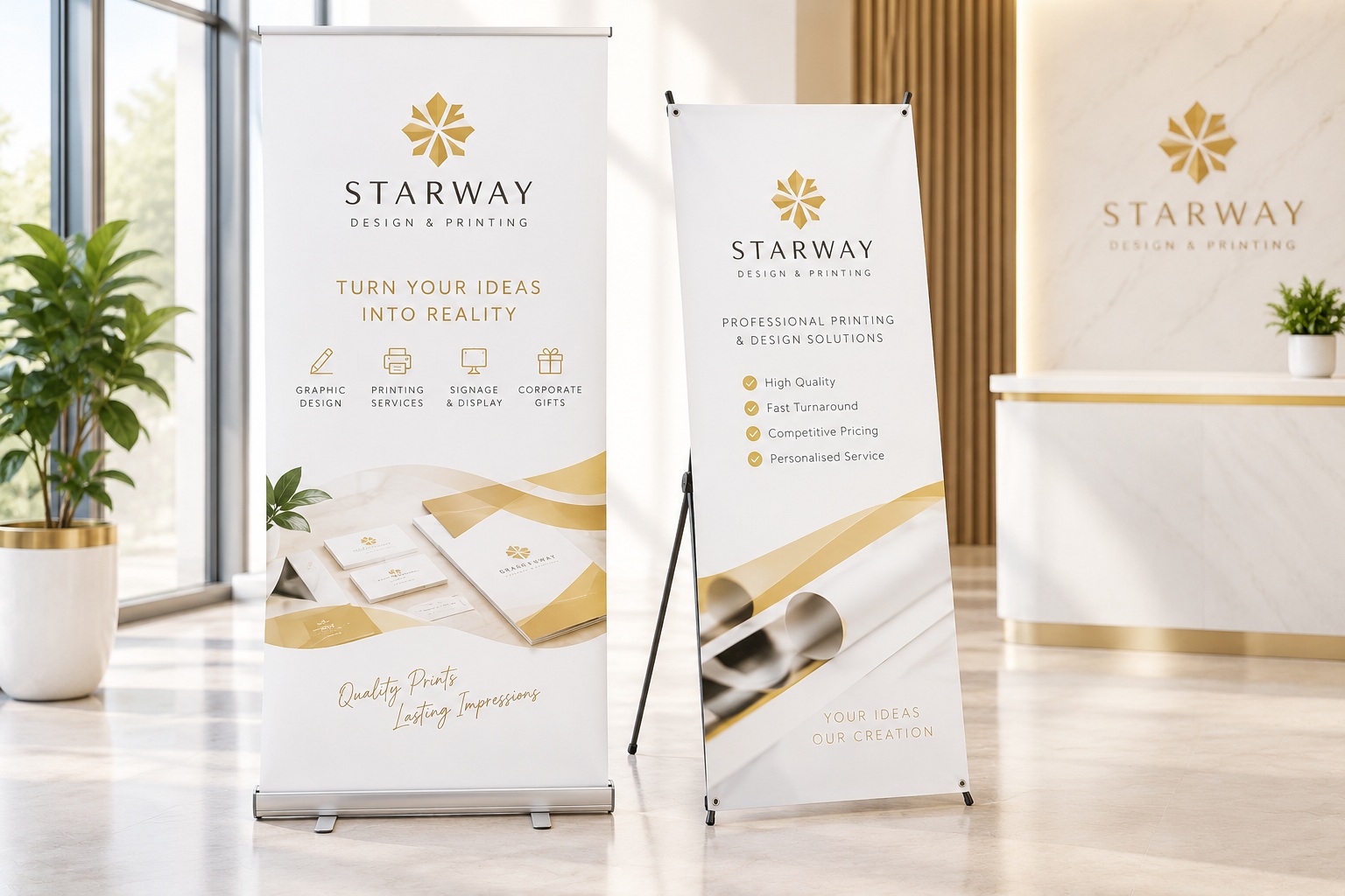 Large-Format Printing with generic branding