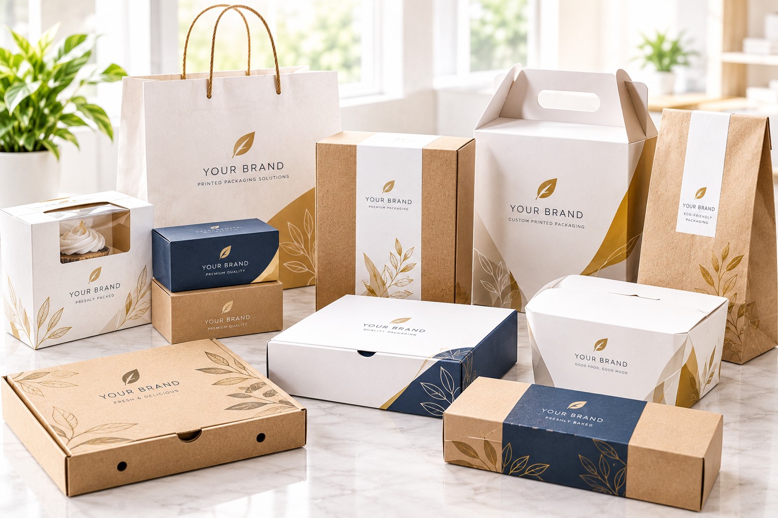 Packaging & Boxes with generic branding