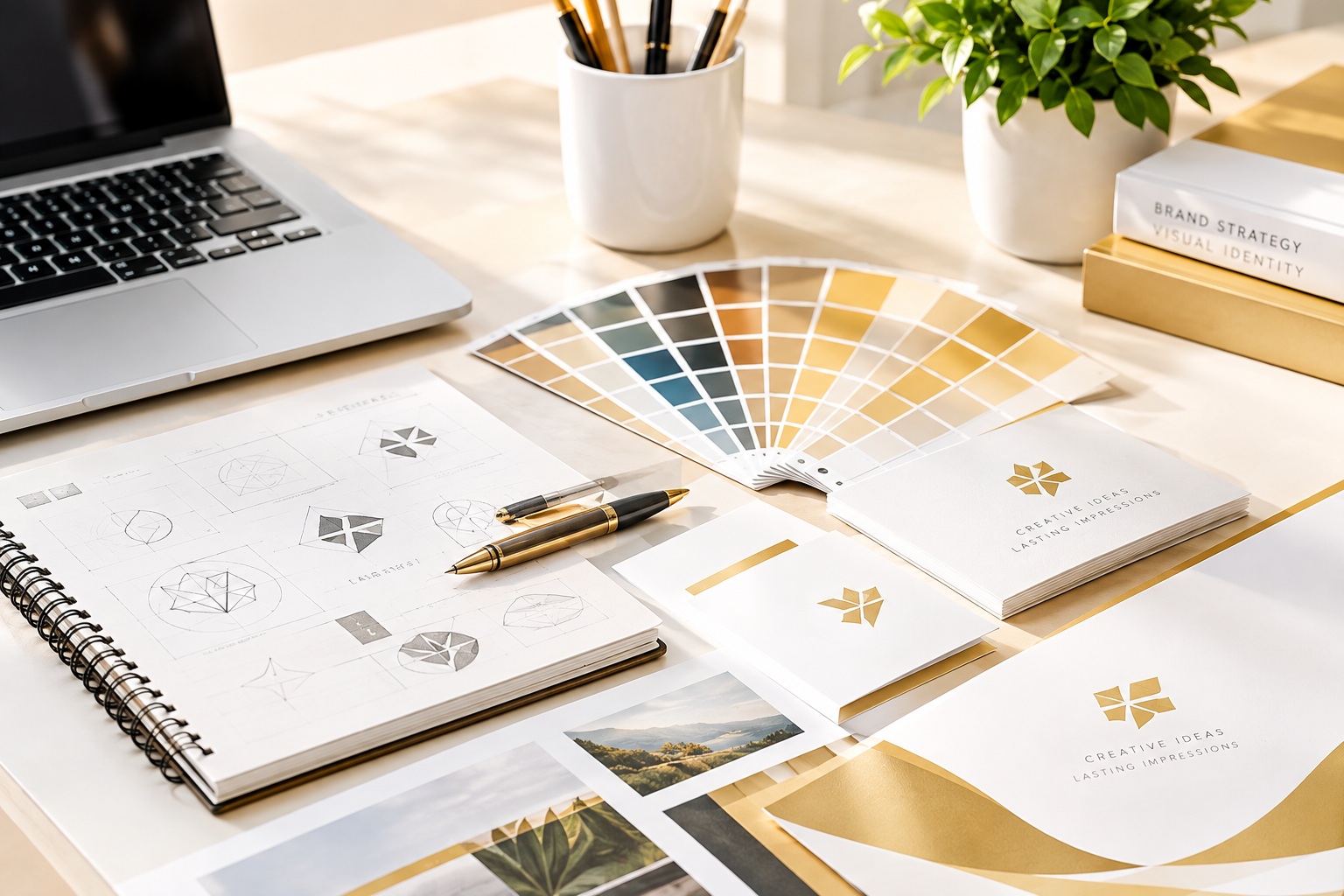 Graphic design and branding artwork